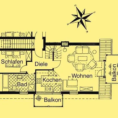 Wiesenweg 2a, Whg 3, Ruusfeen Apartman *